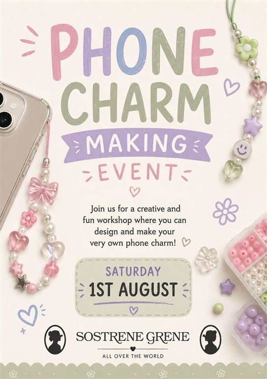 Phone Charm Making Event
